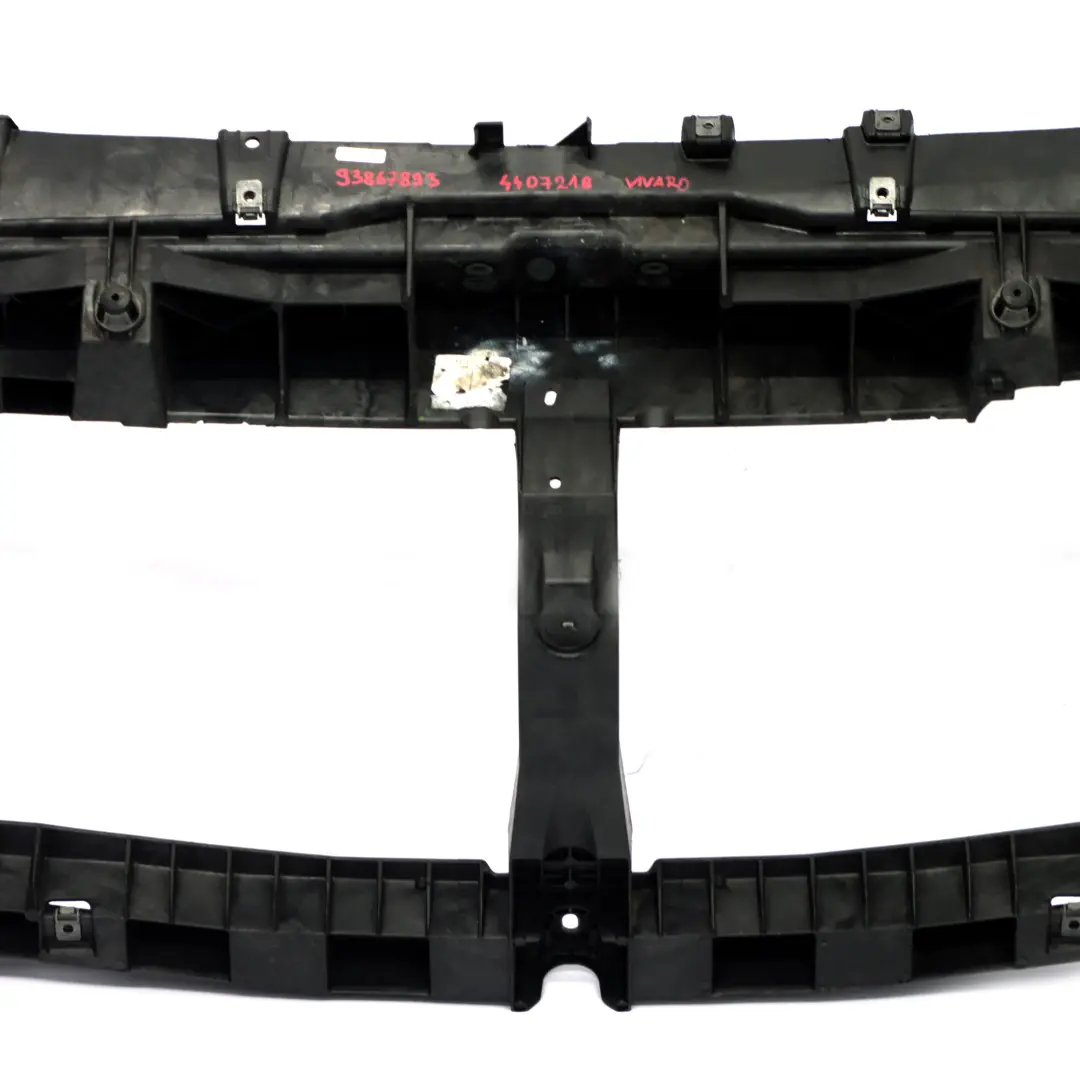 Mk3 Slam Beam Panel Front Radiator Cowling Mounting to Renault Trafic with Part number 93867893 Renault Trafic Mk3 Slam Beam Panel Front Radiator Cowling Mounting - SKU 93867893 - Part number 93867893