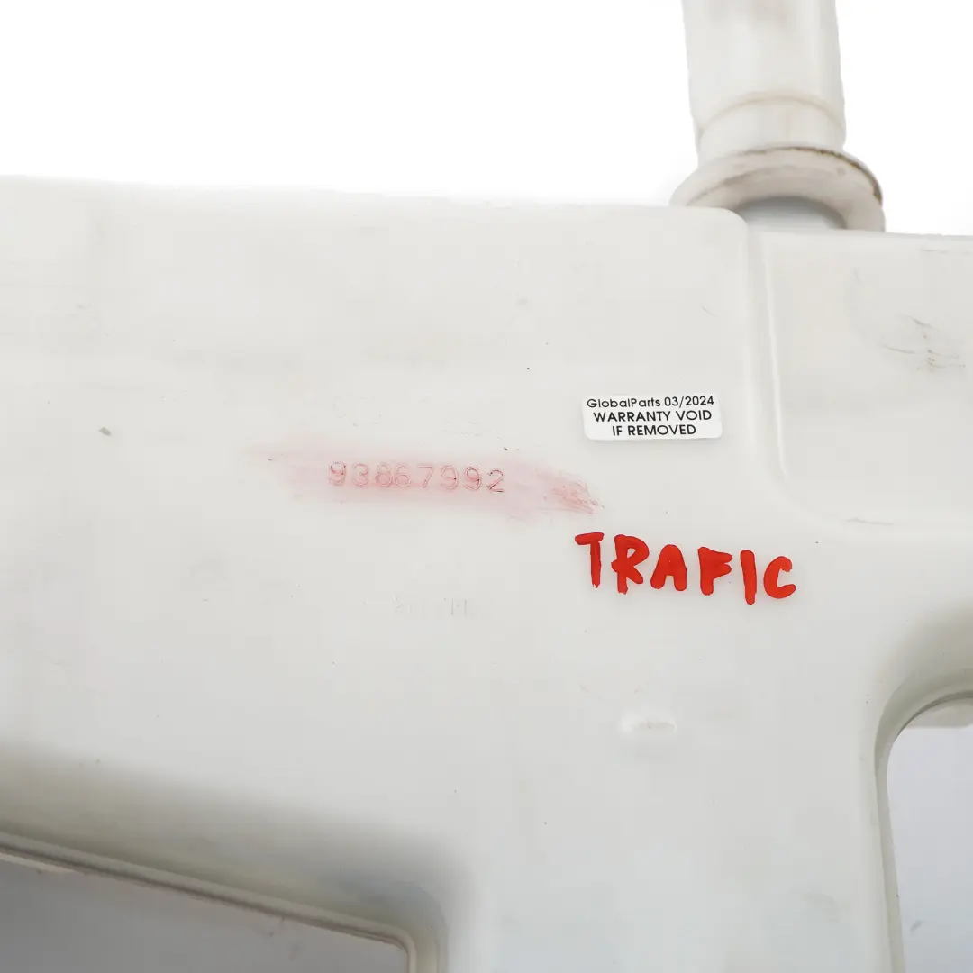 Waschanlage Tank Windschutzscheibe Flüssigkeits für Renault Trafic III Opel Vivaro B mit Teilenummer 93867992 Renault Trafic III Opel Vivaro B Waschanlage Tank Windschutzscheibe Flüssigkeits - SKU 93867992 - Teilenummer 93867992