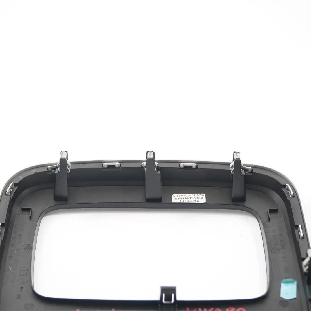Opel Vivaro B Cache tête d'unité centrale Panneau de tableau Noir - SKU 93868008 - Numéro de pièce 93868008