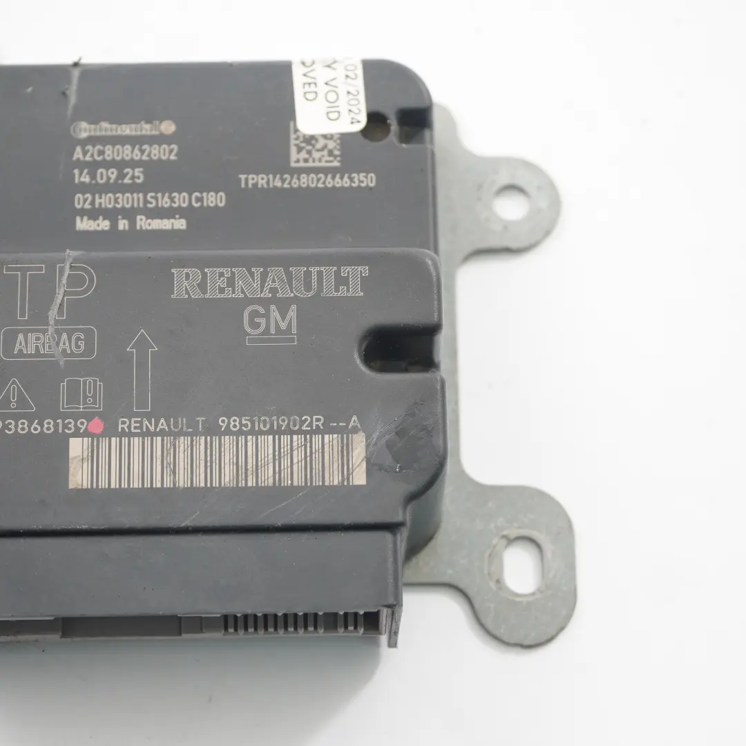 Renault Trafic III Opel Vivaro B Air Module Control Unit ECU 985101902R - SKU 93868139 - Part number 93868139