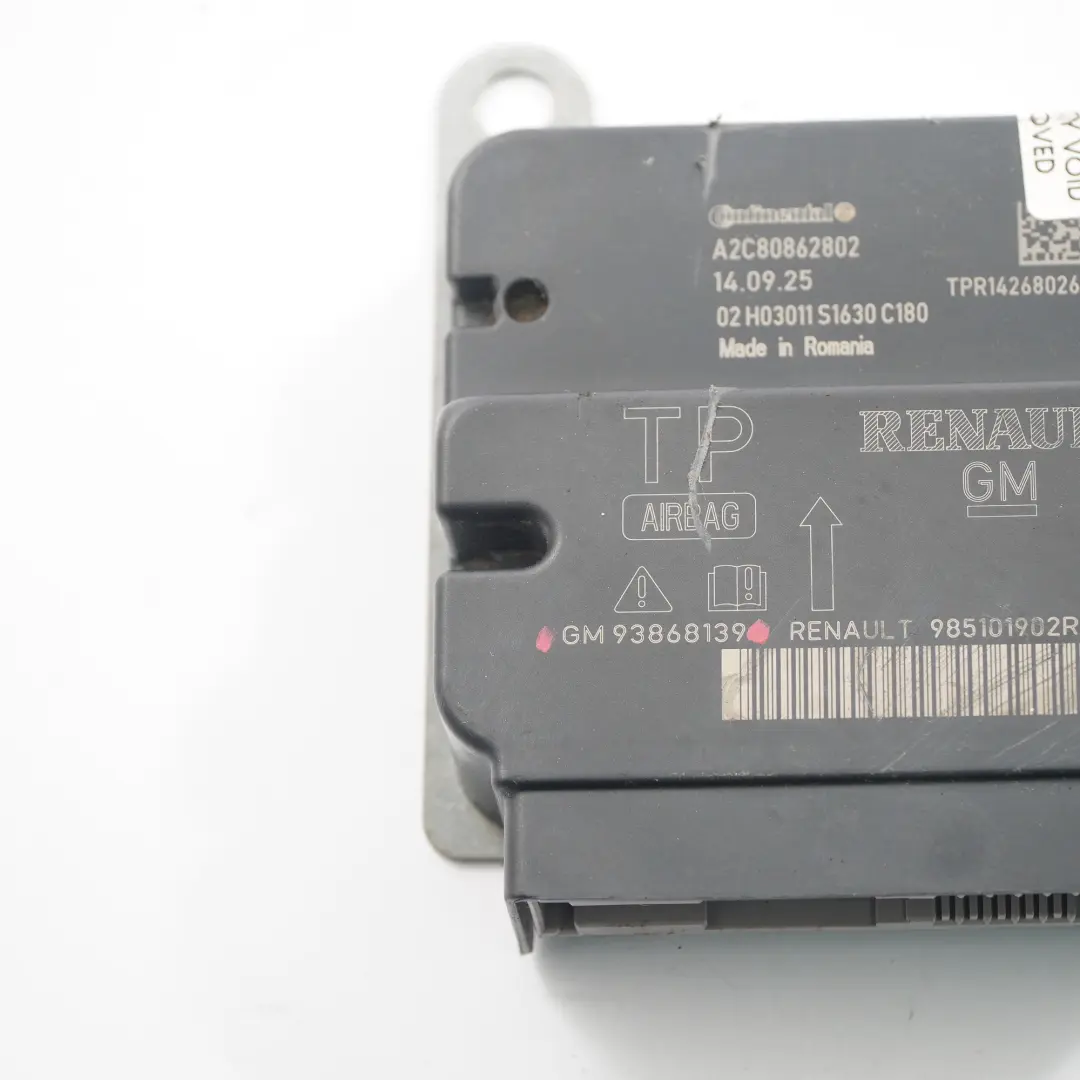 Module Control Unit ECU 985101902R to Renault Trafic III Opel Vivaro B Air with Part number 93868139 Renault Trafic III Opel Vivaro B Air Module Control Unit ECU 985101902R - SKU 93868139 - Part number 93868139