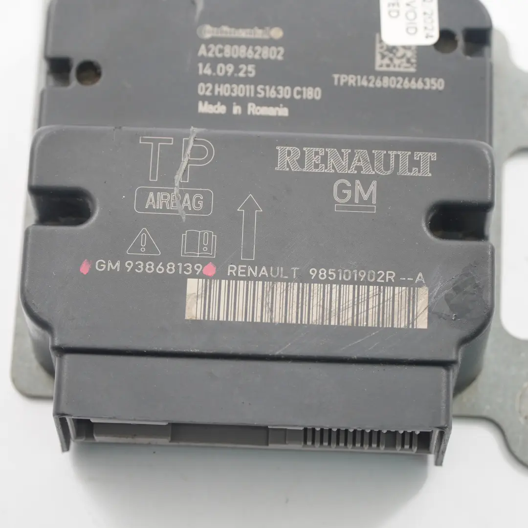 Módulo Aire Control ECU 985101902R para Renault Trafic III Opel Vivaro B con número de pieza 93868139 Renault Trafic III Opel Vivaro B Módulo Aire Control ECU 985101902R - SKU 93868139 - Número de pieza 93868139