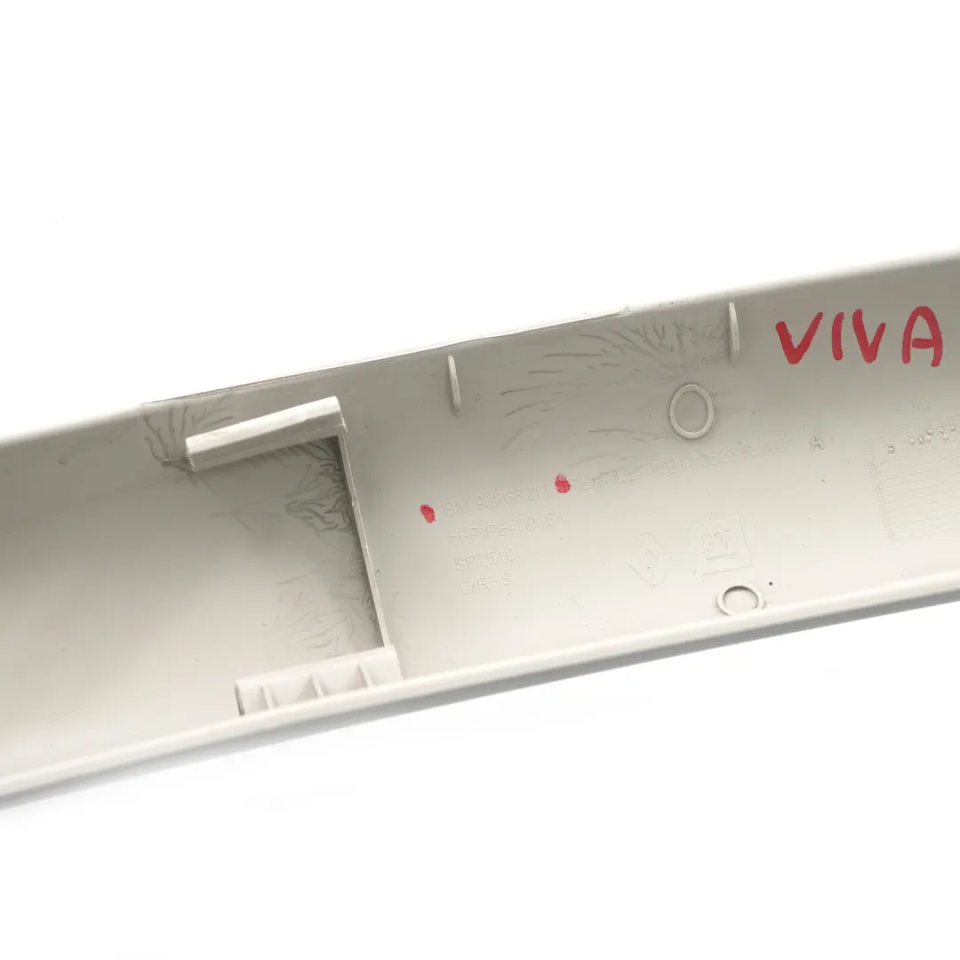 Colonne A Cache montant droit pour Opel Vivaro B Renault Trafic 3 à propos du numéro de pièce 93868211 Opel Vivaro B Renault Trafic 3 Colonne A Cache montant droit - SKU 93868211 - Numéro de pièce 93868211