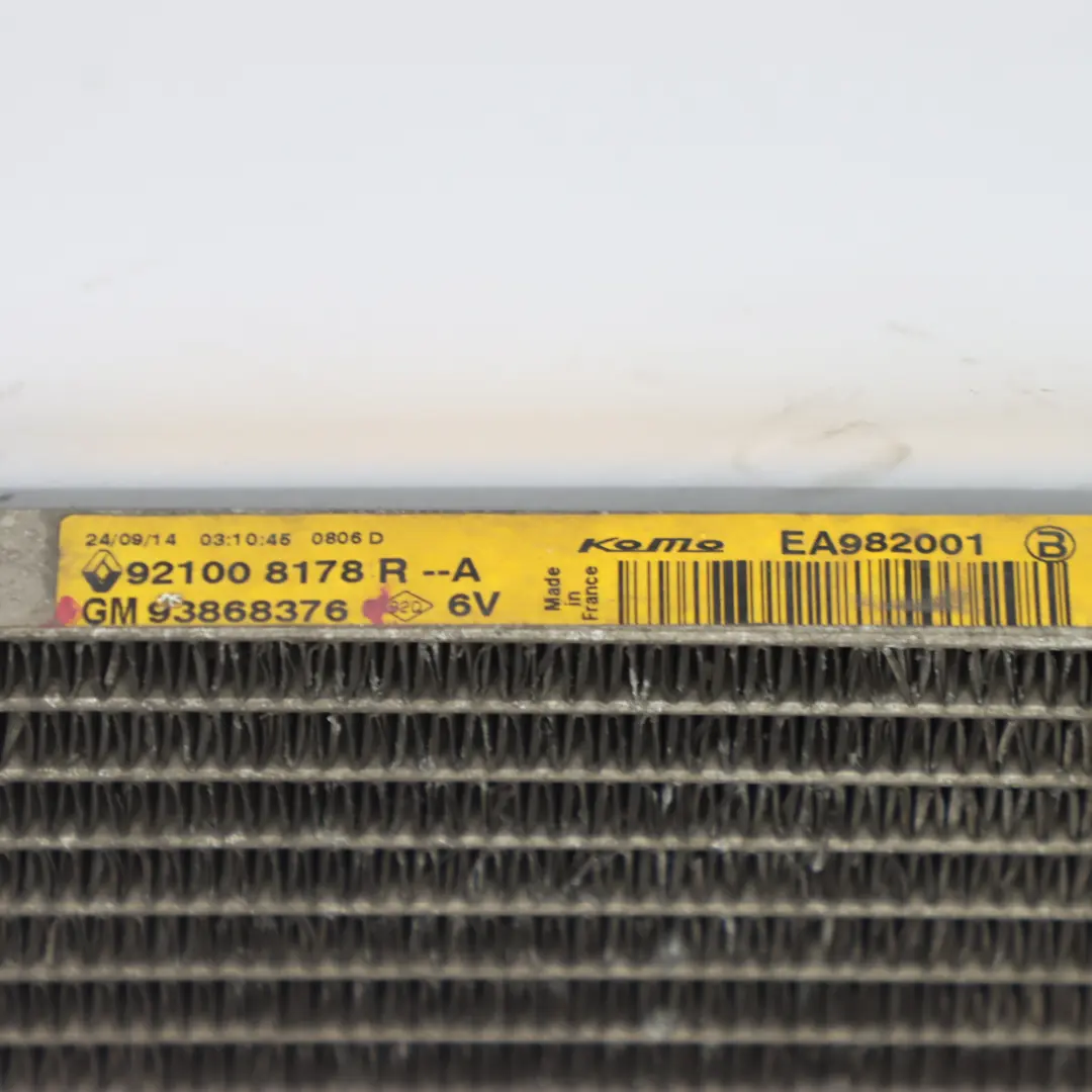 Renault Trafic 3 Opel Vivaro B 1.6 Air Con A/C Condenser Radiator - SKU 93868376 - Part number 93868376