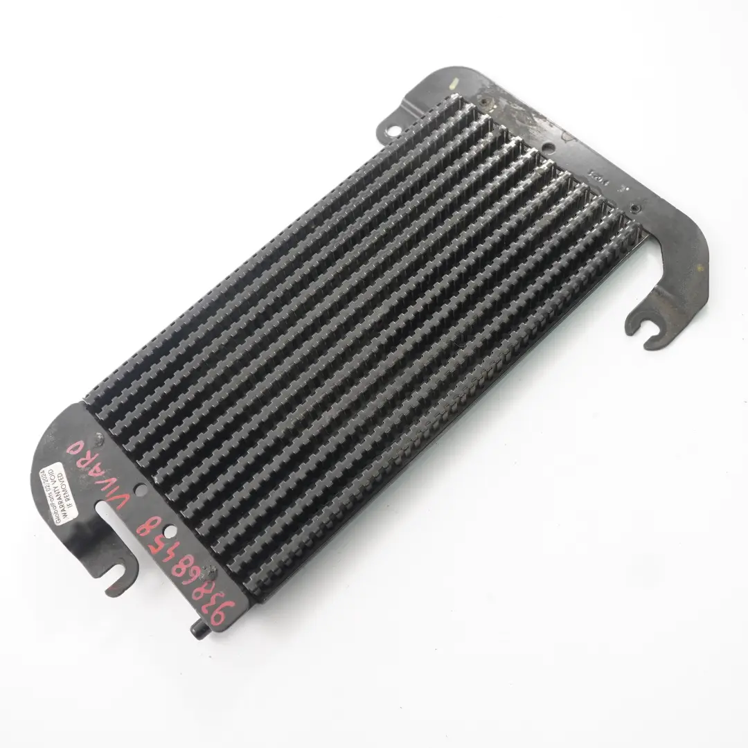 Cooler Radiator to Opel Vivaro B Renault Trafic III Diesel Fuel with Part number 93868458 Opel Vivaro B Renault Trafic III Diesel Fuel Cooler Radiator - SKU 93868458 - Part number 93868458