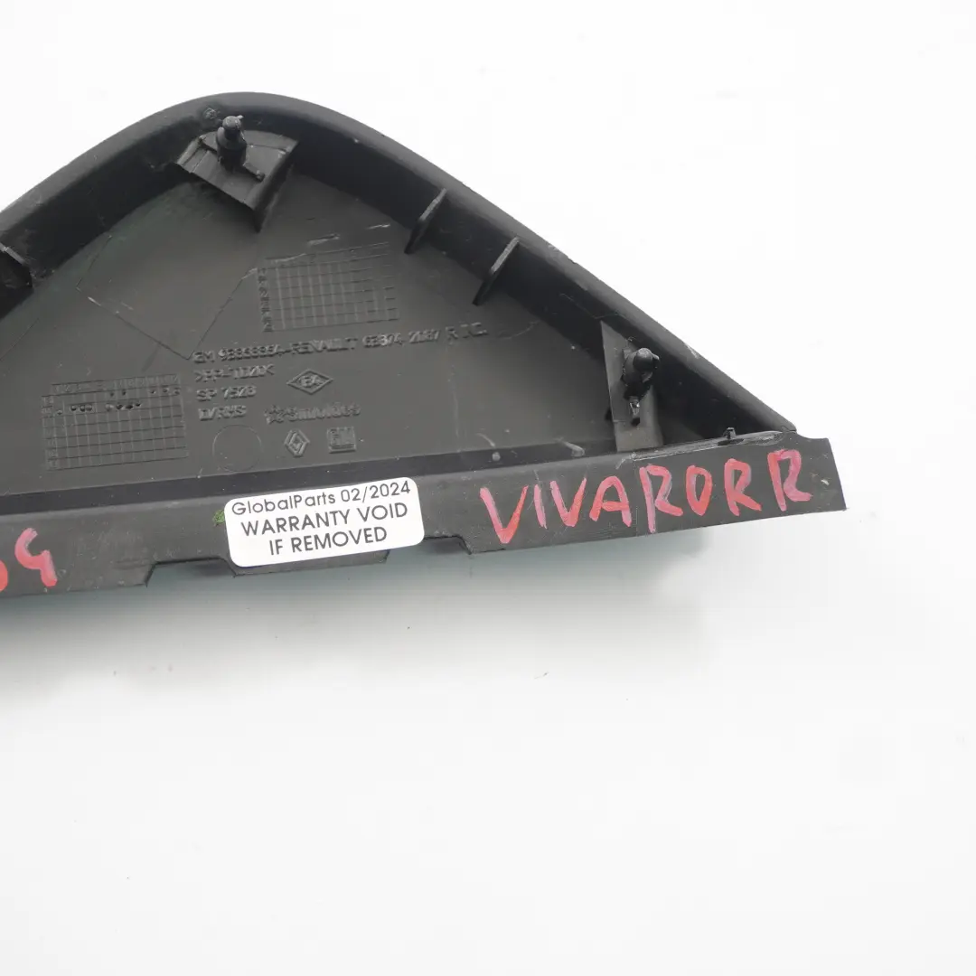 Renault Trafic 3 Guardabarros Delantero Derecho Moldura Cubierta - SKU 93868864 - Número de pieza 93868864