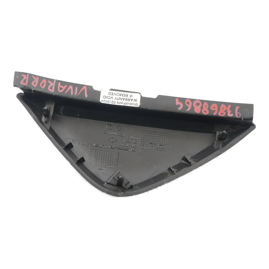 Renault Trafic 3 Guardabarros Delantero Derecho Moldura Cubierta - SKU 93868864 - Número de pieza 93868864