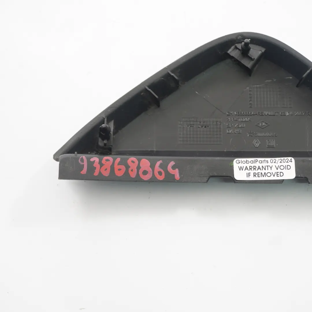 Opel Vivaro Renault Trafic 3 Frontkotflügel Seitenverkleidung Trim Rechts - SKU 93868864 - Teilenummer 93868864