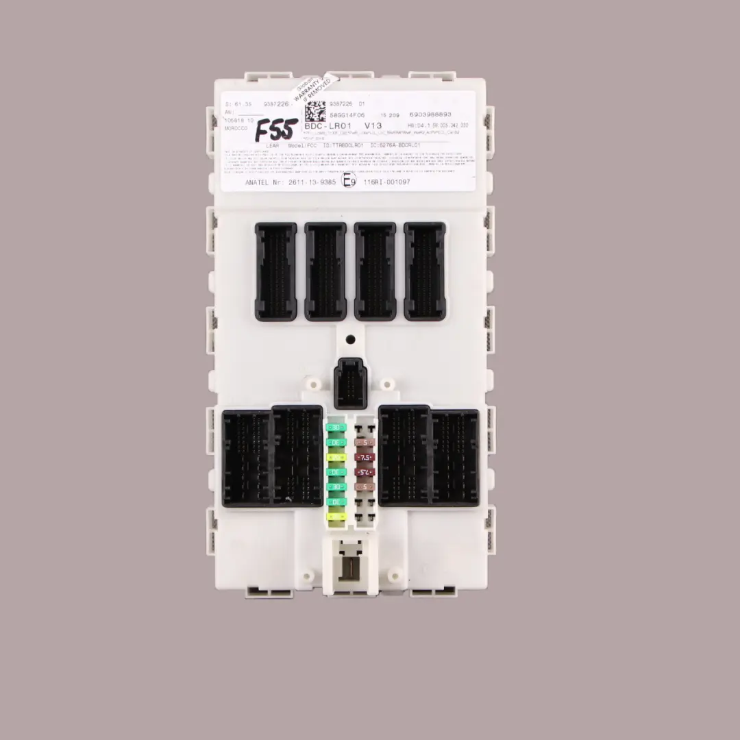 Module BDC Contrôleur Domaine Carrosserie ECU pour Mini Cooper One F54 F55 F56 F60 à propos du numéro de pièce 9387226 Mini Cooper One F54 F55 F56 F60 Module BDC Contrôleur Domaine Carrosserie ECU - SKU 9387226 - Numéro de pièce 9387226