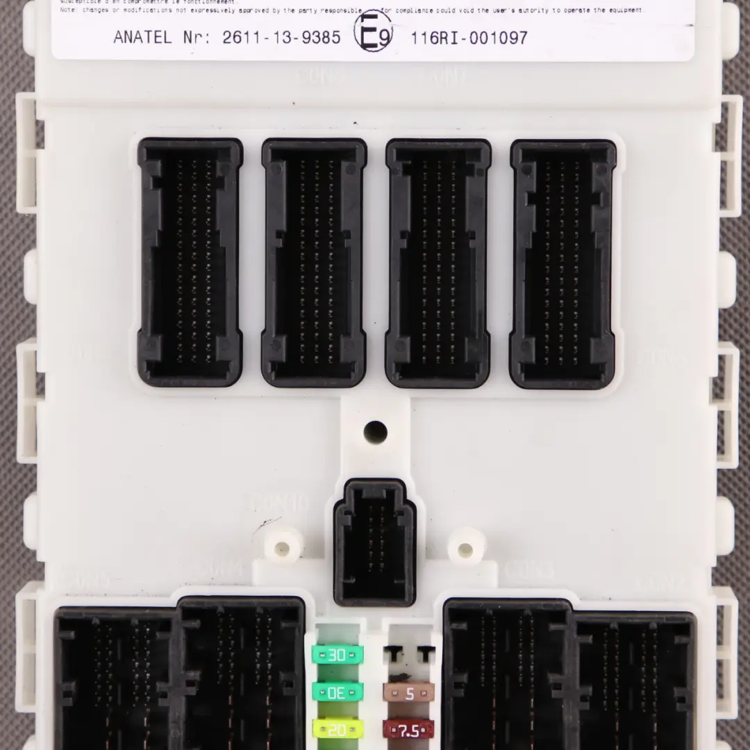ECU Body Domain Controller BDC Module Mini Cooper One F54 F55 F56 F60 - SKU 9387226 - Part number 9387226