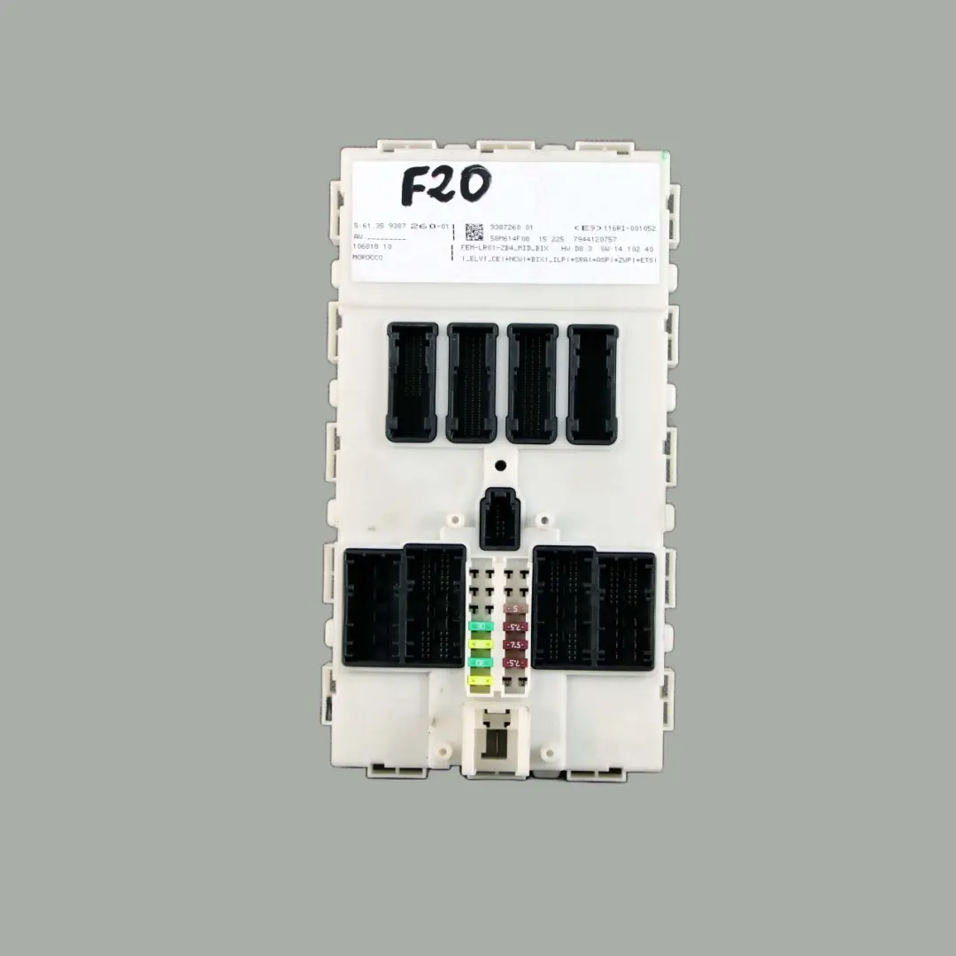 BMW F20 F21 F22 F30 F31 F32 F36 Module Control Unit FEM - SKU 9387260 - Part number 9387260