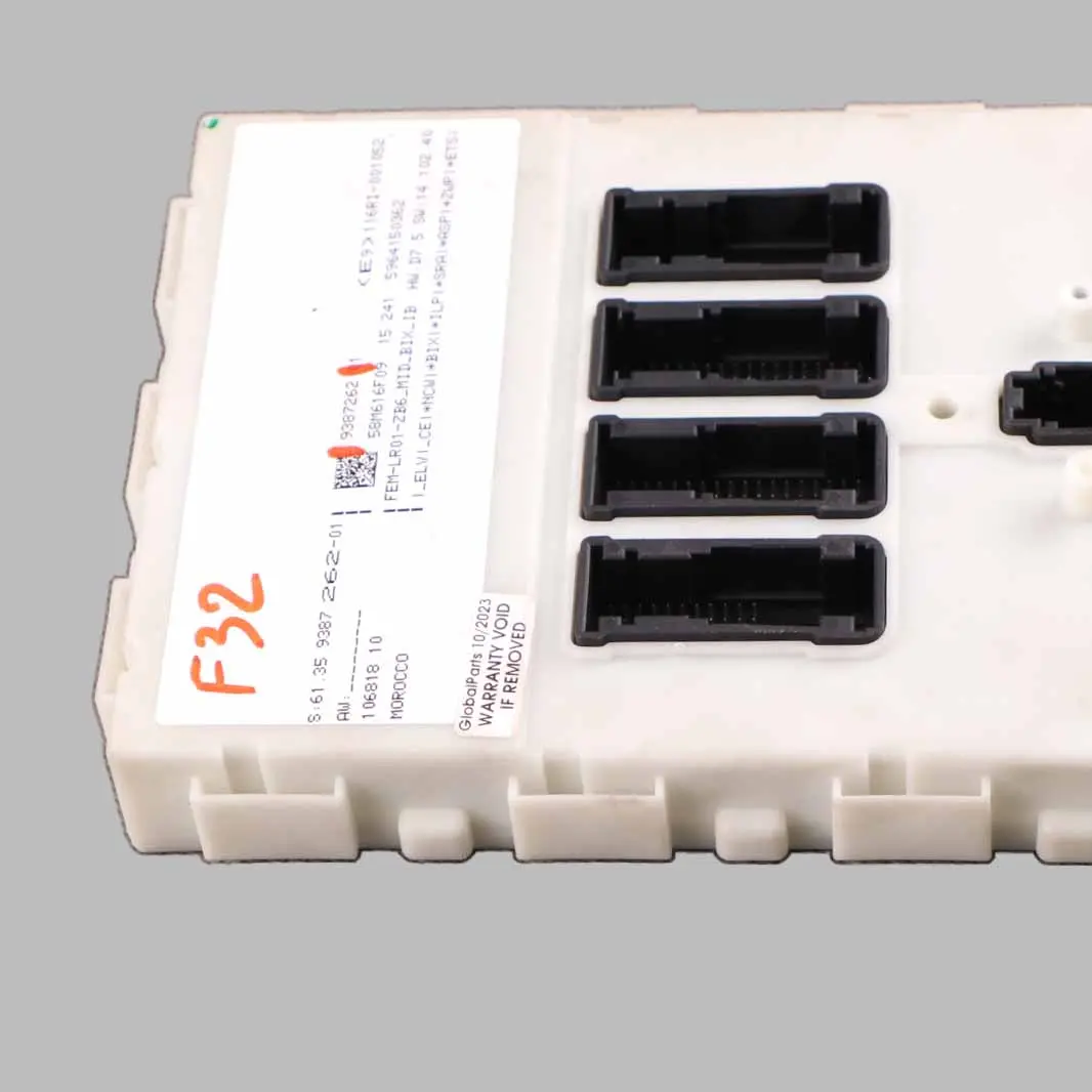  FEM Modul BMW F20 F21 F22 F30 F31 F32 F36 Karosseriesteuergerät ECU LR01 - SKU 9387262 - Teilenummer 9387262
