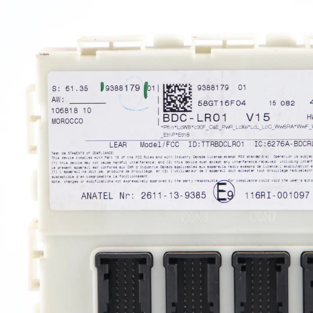 Mini Cooper One F54 F55 F56 F60 ECU Body Domain Controller BDC Modul - SKU 9388179 - Teilenummer 9388179