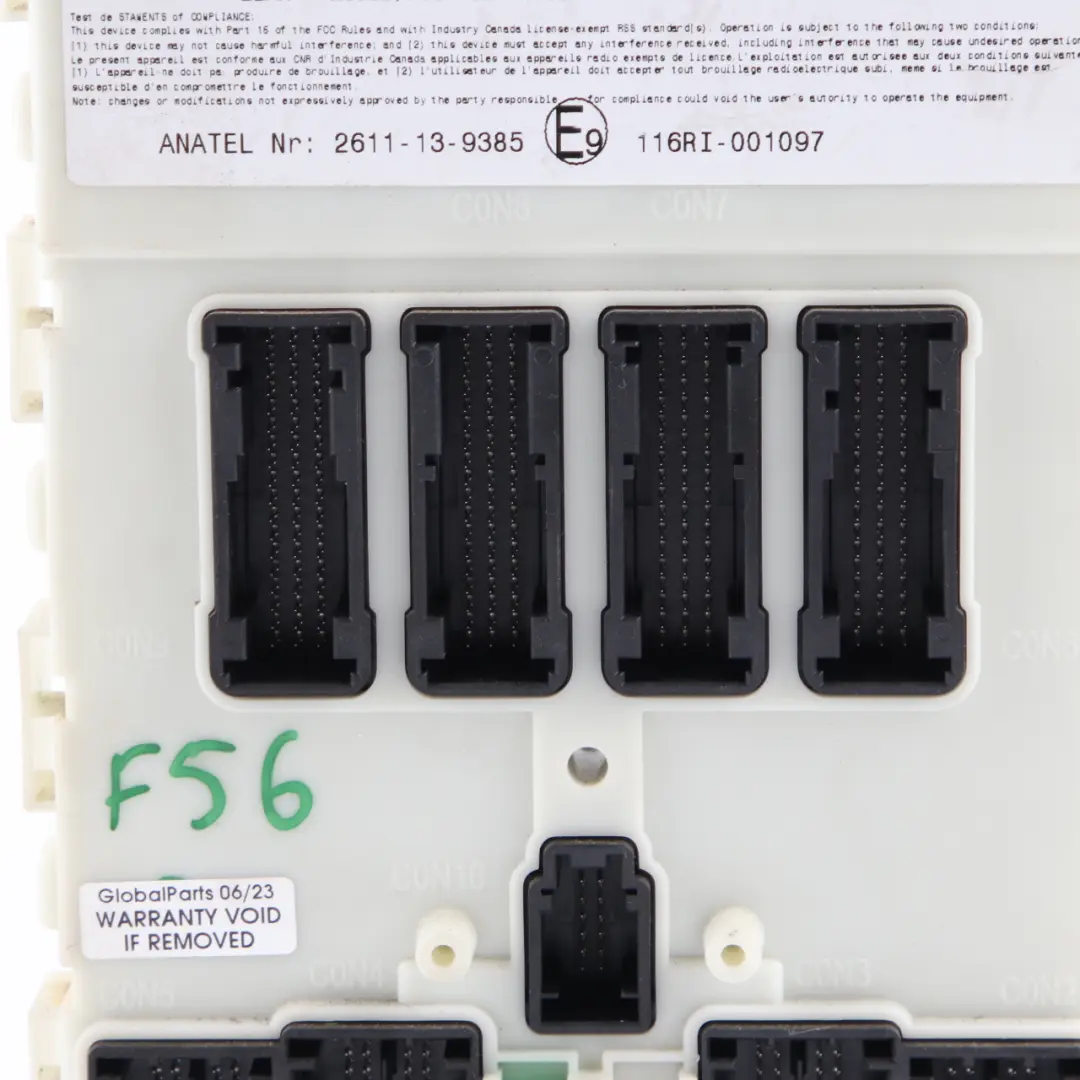 ECU Body Domain Controller BDC Module to Mini Cooper One F54 F55 F56 F60 with Part number 9388179 Mini Cooper One F54 F55 F56 F60 ECU Body Domain Controller BDC Module - SKU 9388179 - Part number 9388179