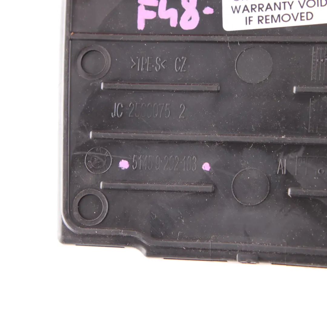  Einlegematte BMW X1 F48 X2 F39 Gummiablage Armaturenbrett Ablagefach 9292183 - SKU 9388782 - Teilenummer 9388782