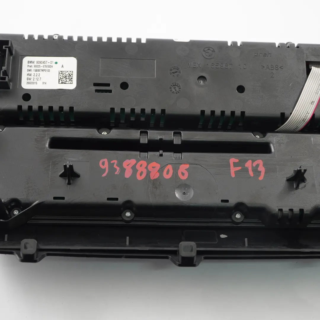 Air Conditioning Panel BMW X5 F15 Climate Control Radio A/C Switch - SKU 9388808 - Part number 9388808
