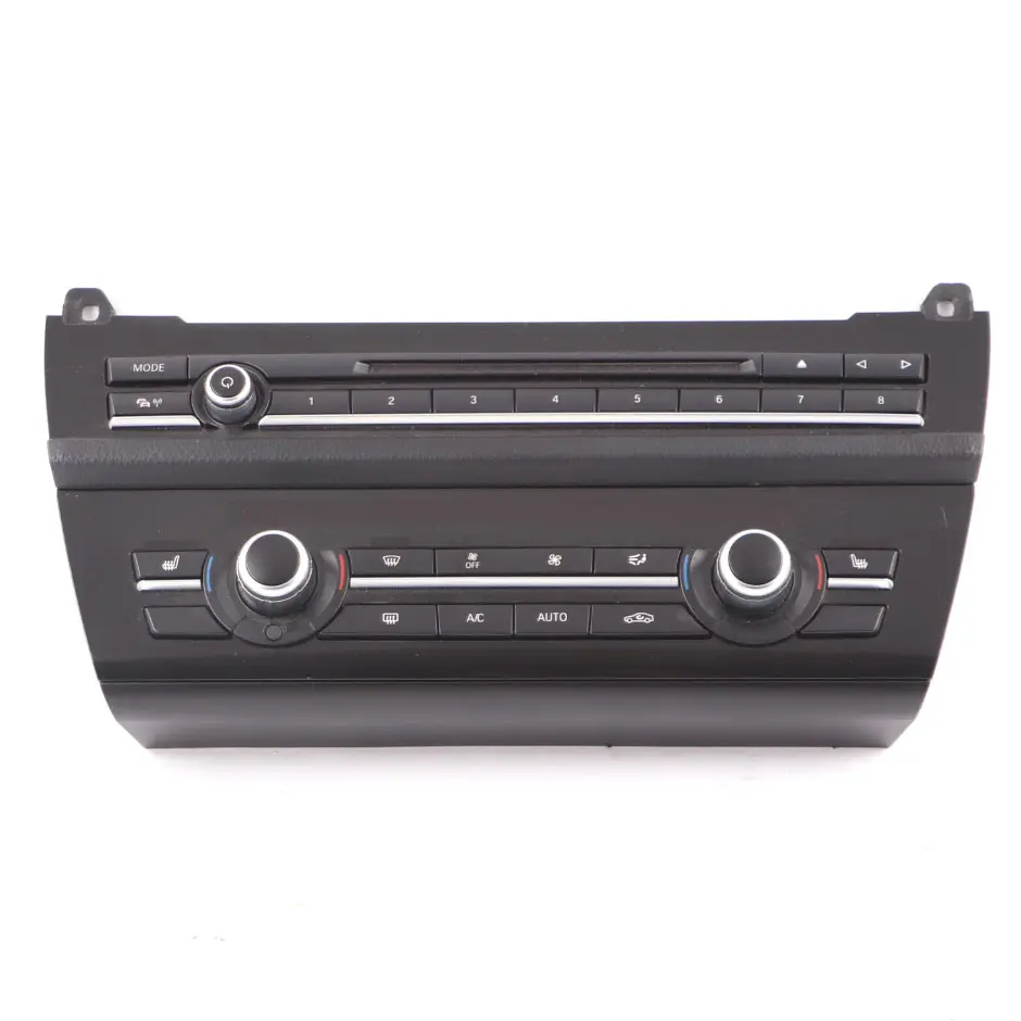 Air Conditioning Panel BMW F10 Radio A/C Switch Control Unit Black - SKU 9389025-1 - Part number 9389025