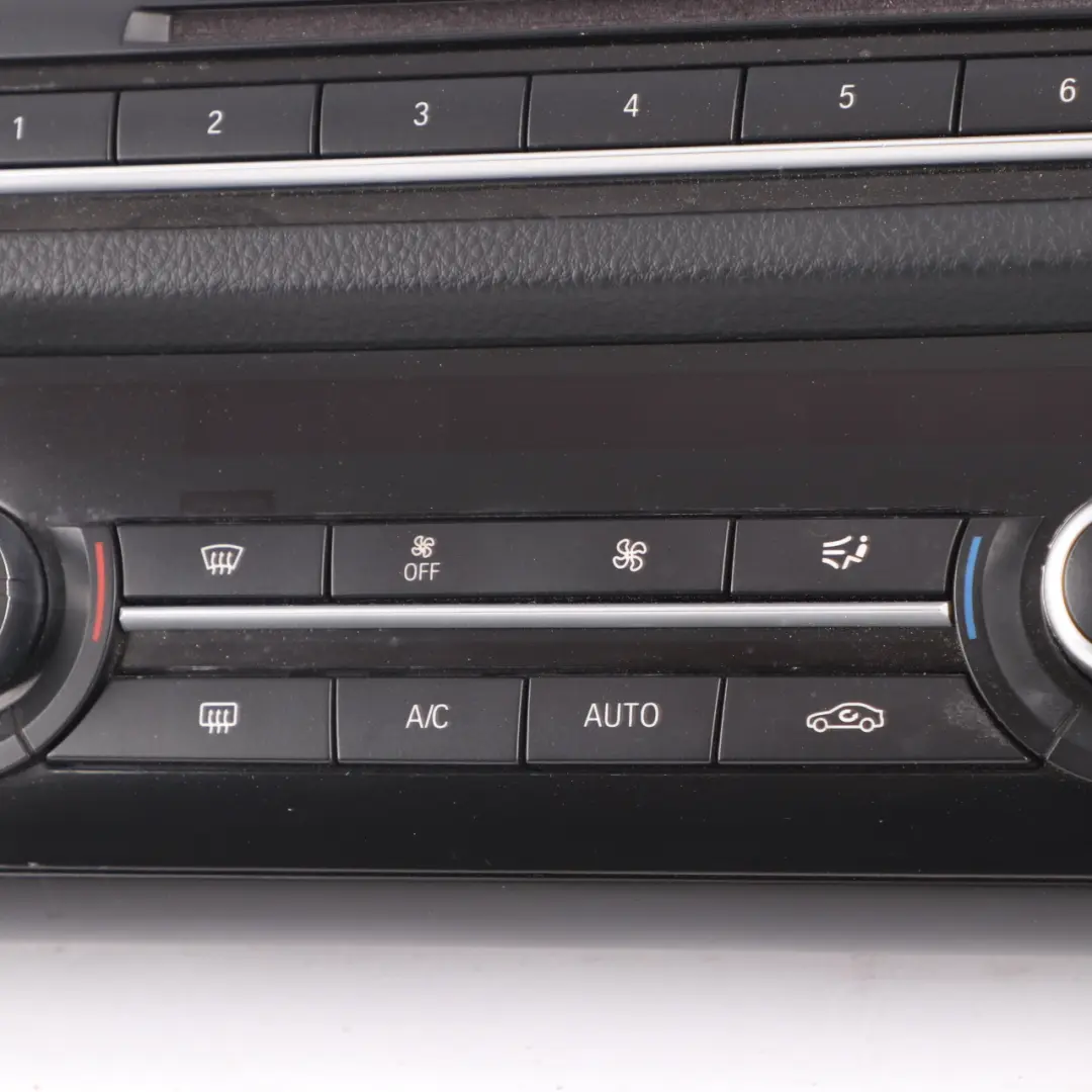 Air Conditioning Panel BMW F10 Radio A/C Switch Control Unit Black - SKU 9389025-1 - Part number 9389025