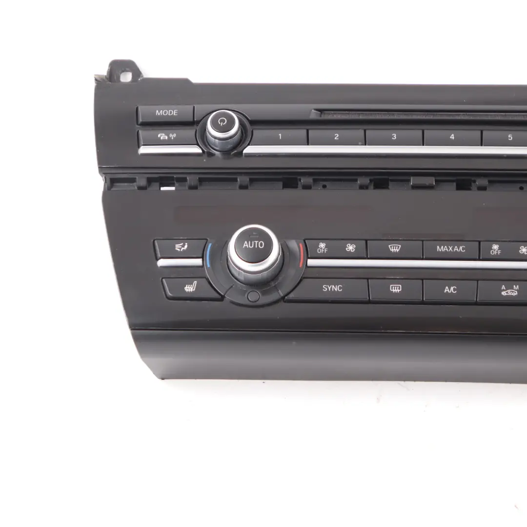 Air Conditioning Panel BMW F10 F11 Radio A/C Switch Control Unit Black - SKU 9389029 - Part number 9389029