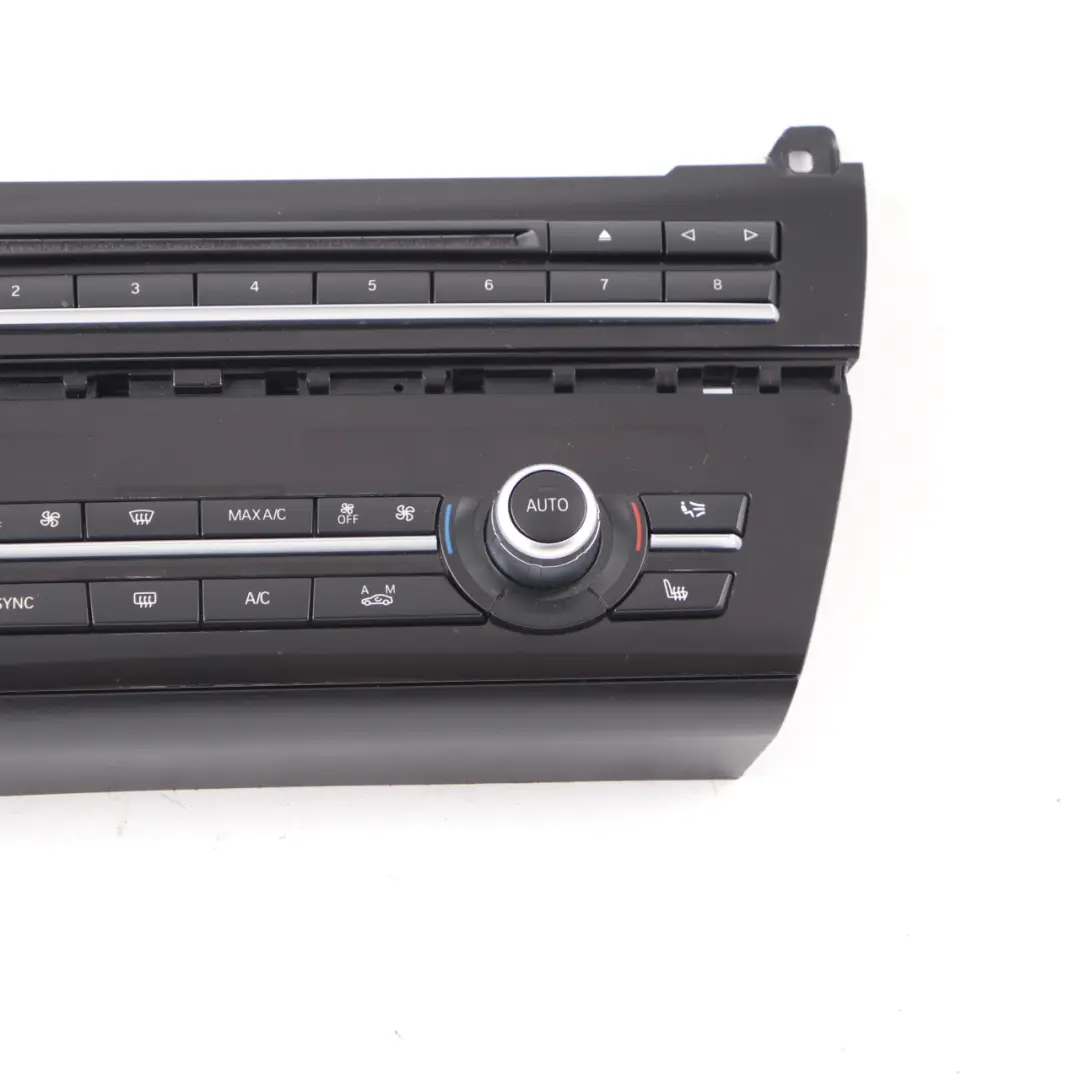 Air Conditioning Panel BMW F10 F11 Radio A/C Switch Control Unit Black - SKU 9389029 - Part number 9389029