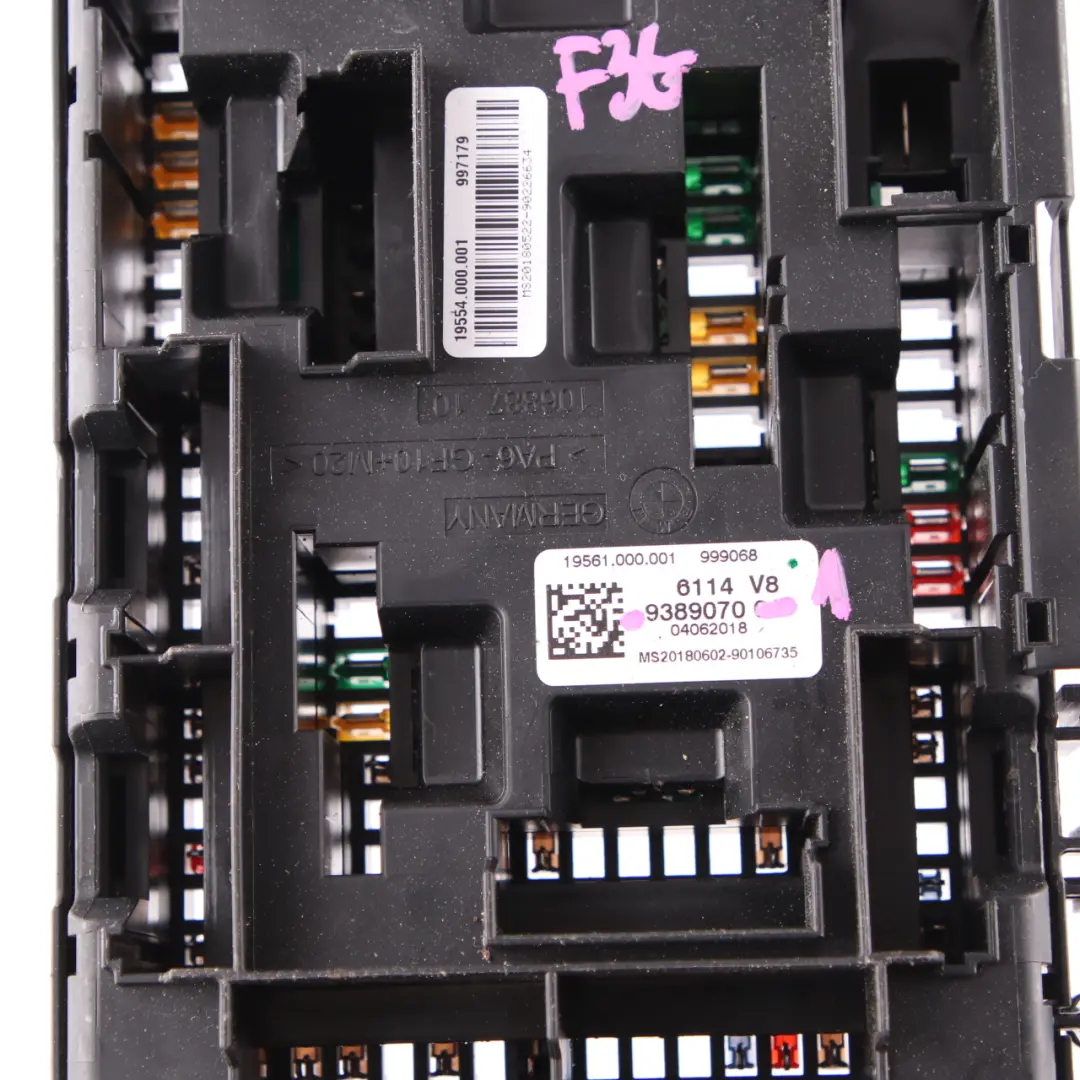BMW F36 Scatola Dei Fusibili Controllo REM Distribuzione Elettrica - SKU 9389070-1 - Numero di parte 9389070