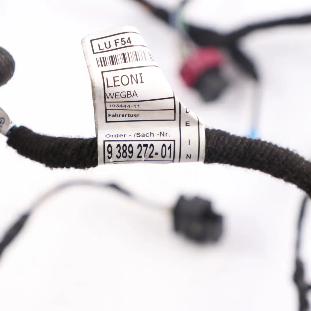 Driver Side Door Cable Harness Pipe Line to Mini F54 with Part number 9389272 Mini F54 Driver Side Door Cable Harness Pipe Line - SKU 9389272 - Part number 9389272