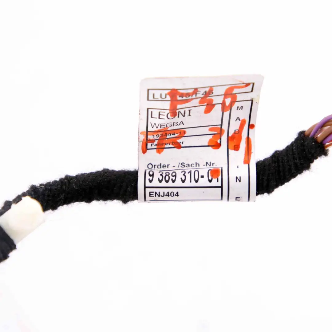 Cablaggio Porta Porta Anteriore Del Conducente Cavo Di Cablaggio per BMW F45 con numero di parte 9389310 BMW F45 Cablaggio Porta Porta Anteriore Del Conducente Cavo Di Cablaggio - SKU 9389310 - Numero di parte 9389310