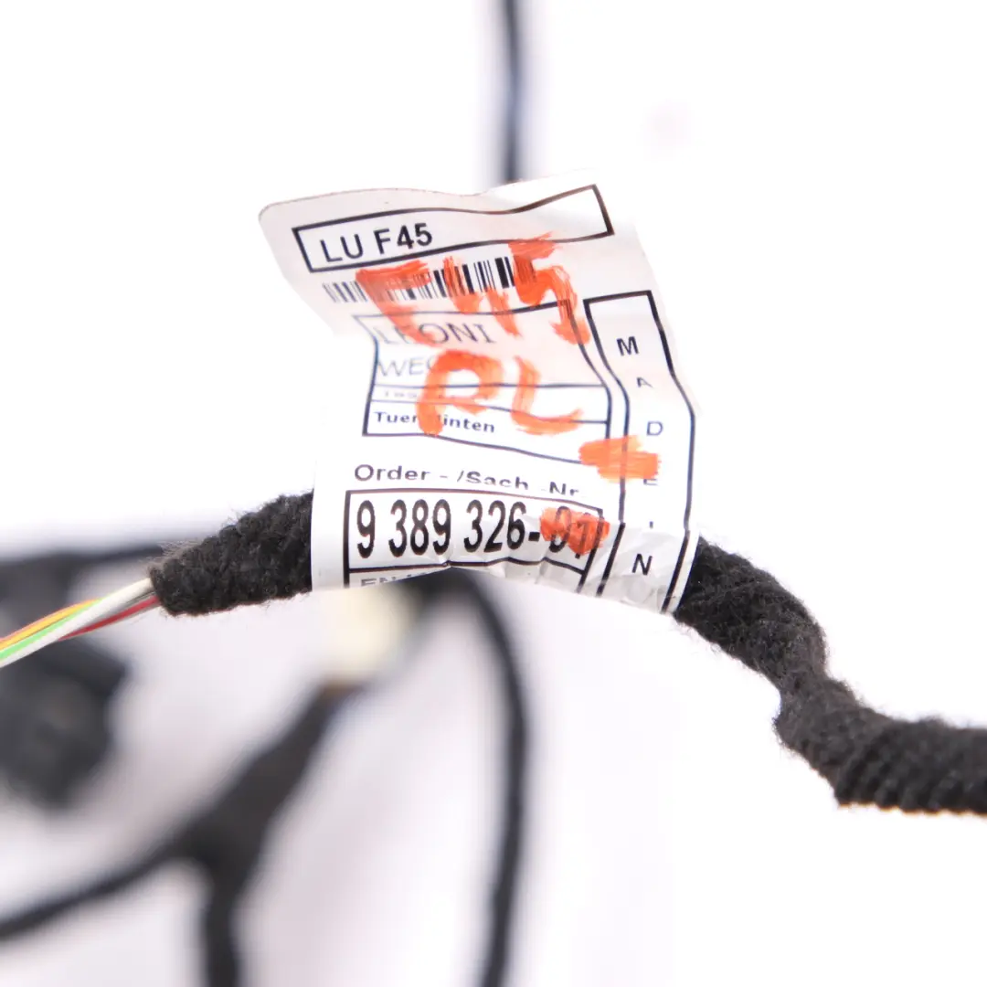 Door Wiring Loom Cables Harness to BMW F45 Active Tourer Rear with Part number 9389326 BMW F45 Active Tourer Rear Door Wiring Loom Cables Harness - SKU 9389326 - Part number 9389326