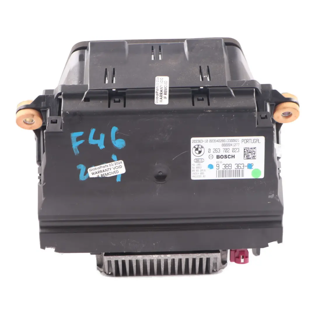 BMW F45 F46 Head Up Display Hud Project Dash Screen Control Unit - SKU 9389363 - Part number 9389363