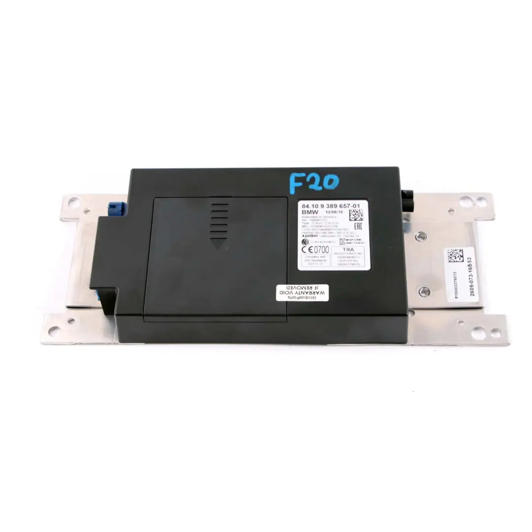 Bluetooth Teleservices GPS Telematikmodul für BMW F20 F21 F30 F31 mit Teilenummer 9389657 BMW F20 F21 F30 F31 Bluetooth Teleservices GPS Telematikmodul - SKU 9389657 - Teilenummer 9389657