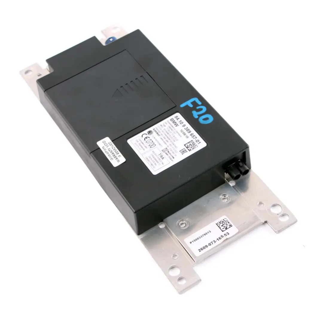 Bluetooth Teleservices GPS Telematics Module to BMW F20 F21 F30 F31 with Part number 9389657 BMW F20 F21 F30 F31 Bluetooth Teleservices GPS Telematics Module - SKU 9389657 - Part number 9389657