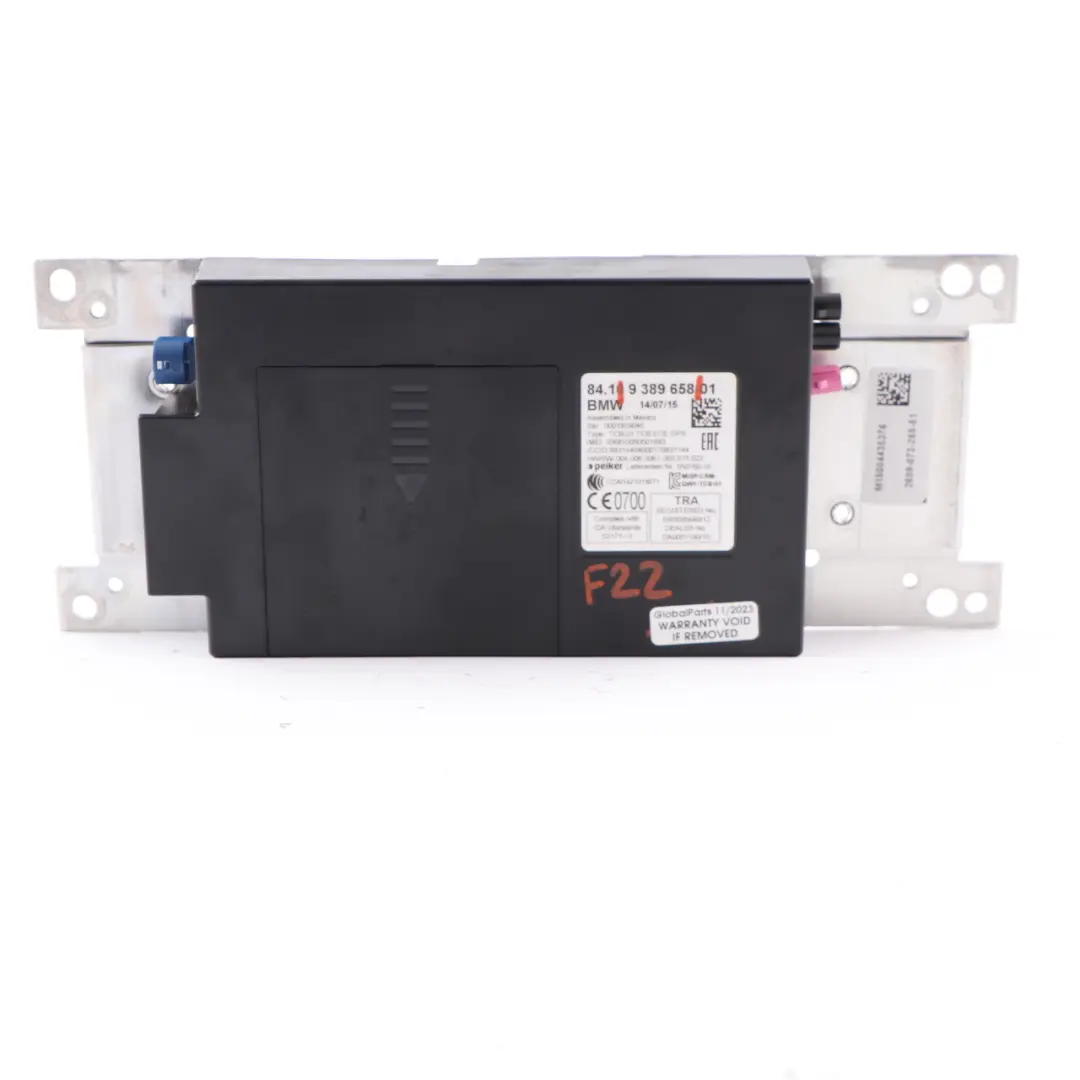 Telemática Bluetooth Módulo Control Unidad TCB ECE GPS para BMW F20 F21 F22 con número de pieza 9389658 BMW F20 F21 F22 Telemática Bluetooth Módulo Control Unidad TCB ECE GPS - SKU 9389658 - Número de pieza 9389658