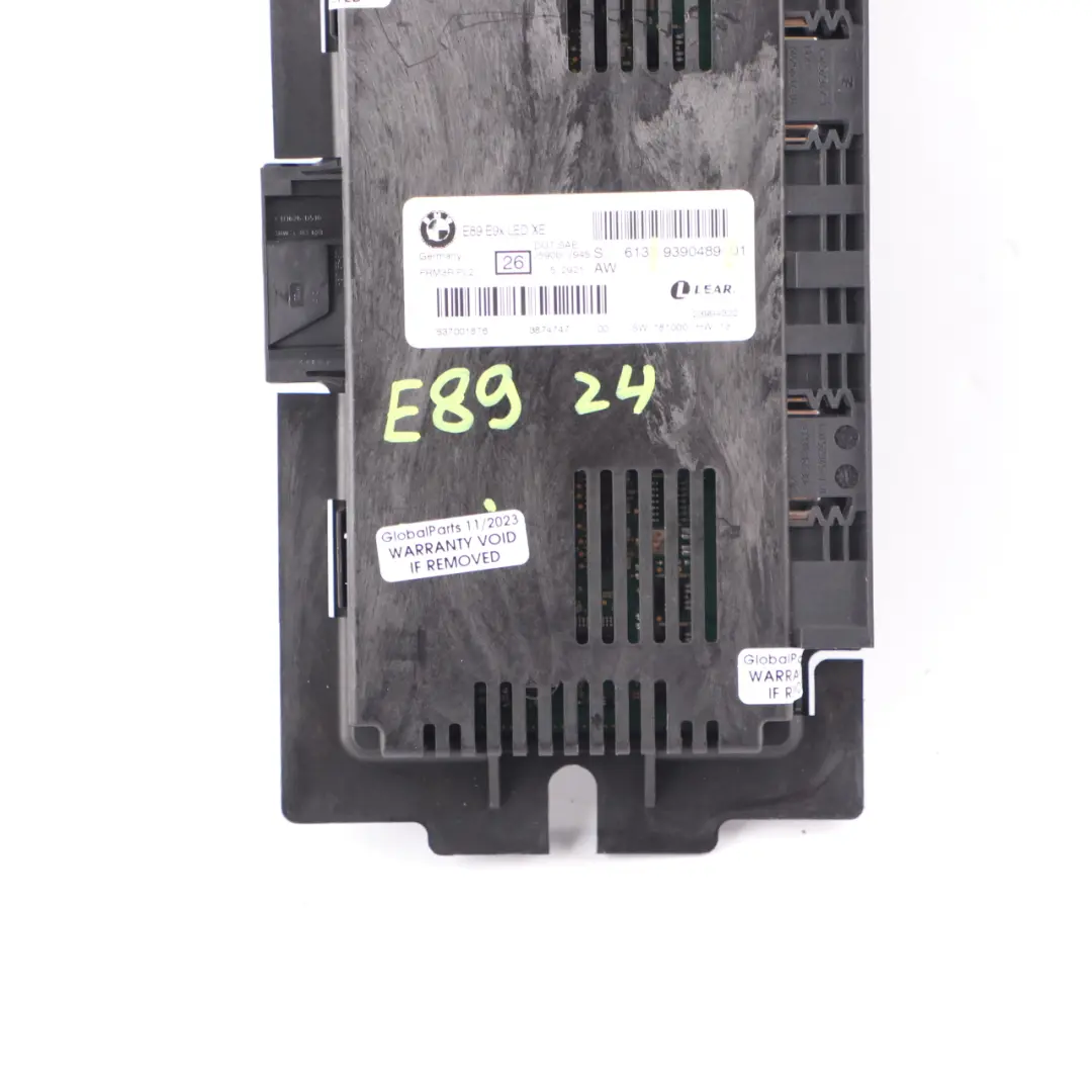 Footwell Luz Módulo Unidad De Control ECU FRM3R PL2 Lear para BMW Z4 E89 con número de pieza 9390489 BMW Z4 E89 Footwell Luz Módulo Unidad De Control ECU FRM3R PL2 Lear - SKU 9390489 - Número de pieza 9390489