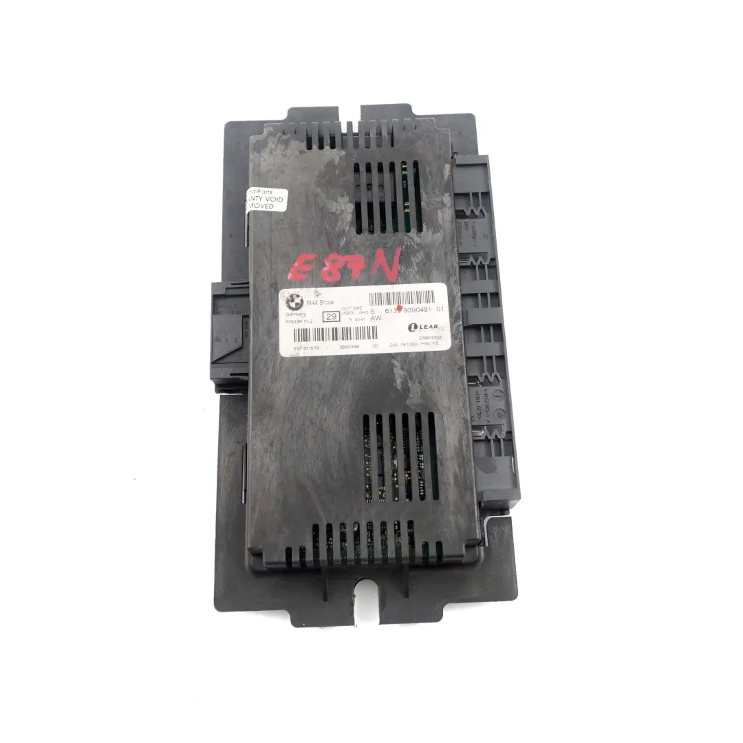 Light Control Footwell Module ECU MAX Brose FRM3R PL2 Lear to BMW E87 LCI with Part number 9390491 BMW E87 LCI Light Control Footwell Module ECU MAX Brose FRM3R PL2 Lear - SKU 9390491 - Part number 9390491