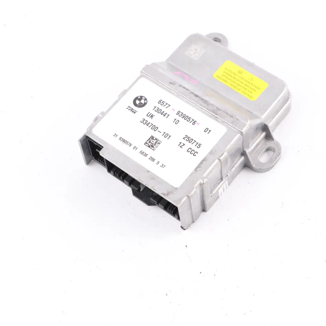  Módulo Airbag BMW X1 F48 F45 F46 Unidad de Control del Airbag ECU - SKU 9390576 - Número de pieza 9390576