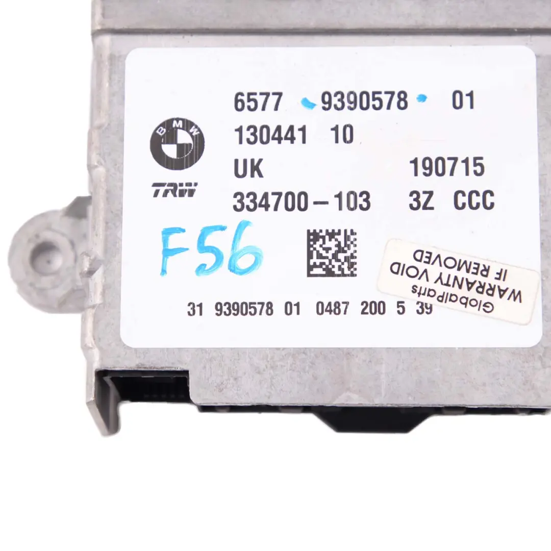 Airbag Control Unit Module ECU to BMW 2 X1 Series F45 F48 Mini F55 F56 F60 with Part number 9390578 BMW 2 X1 Series F45 F48 Mini F55 F56 F60 Airbag Control Unit Module ECU - SKU 9390578 - Part number 9390578