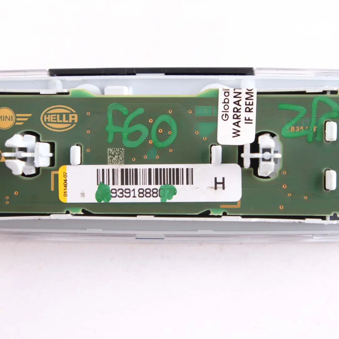 MINI F54 F55 F60 Lampka Oświetlenie Kabiny Podsufitki - SKU 9391888 - Numer Części 9391888