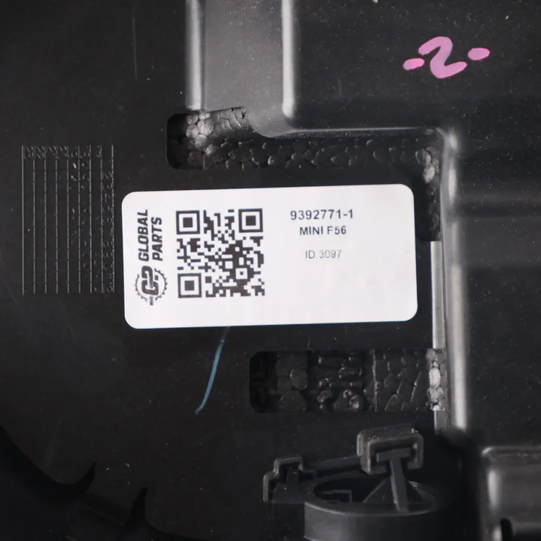 Steering Column Trim Panel Cover Black to Mini Cooper F54 F55 F56 F57 with Part number 9392771 Mini Cooper F54 F55 F56 F57 Steering Column Trim Panel Cover Black - SKU 9392771-1 - Part number 9392771