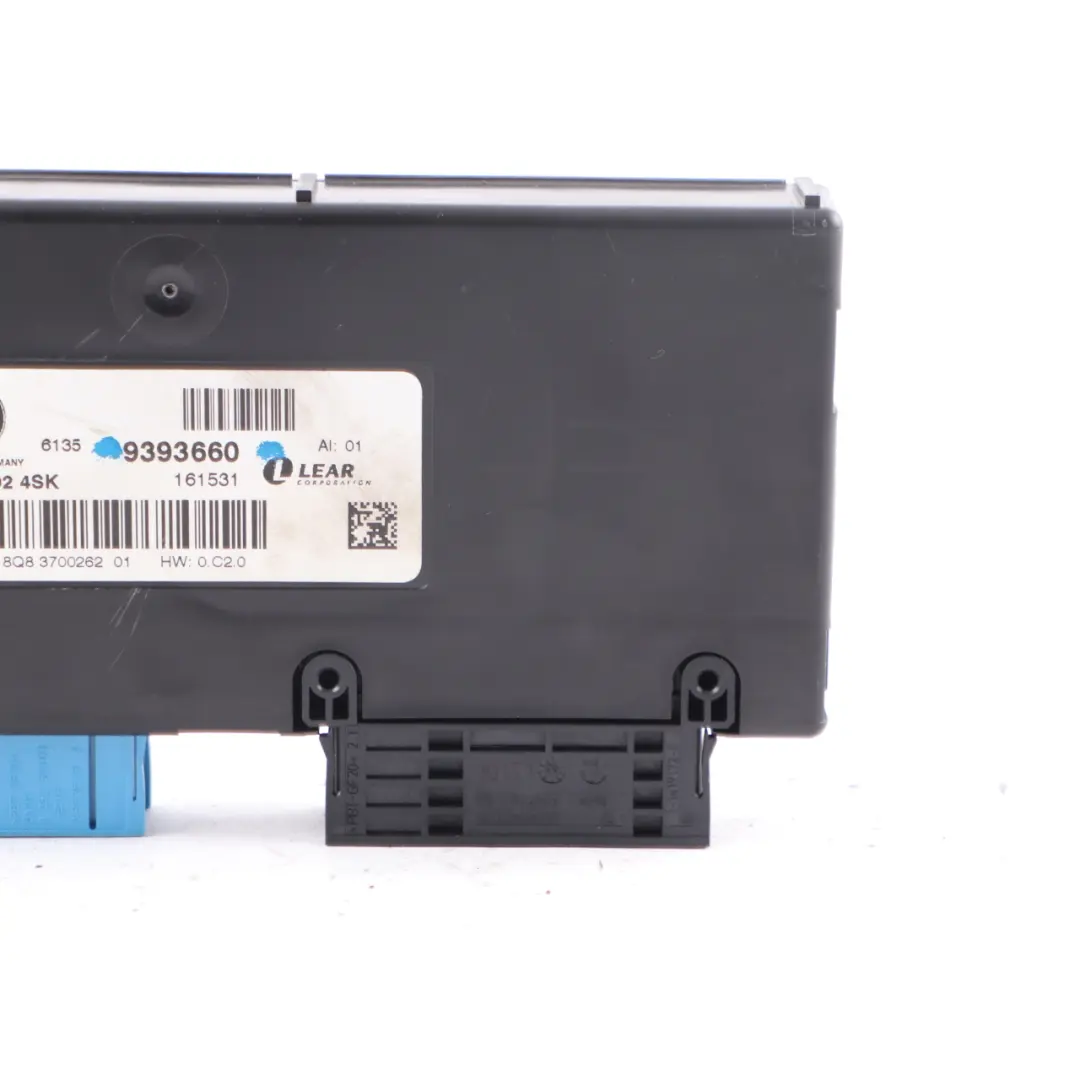 BMW F10 Central Gateway Modul Steuergerät Lear ZGW-02 4SK Lear - SKU 9393660 - Teilenummer 9393660