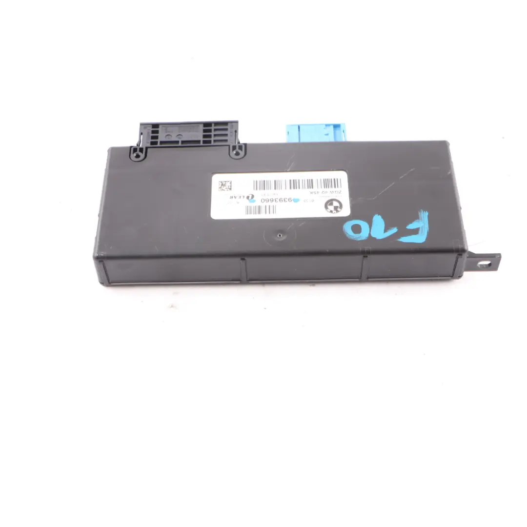 Central Gateway Módulo Unidad De Control Lear ZGW-02 4SK Lear para BMW F10 con número de pieza 9393660 BMW F10 Central Gateway Módulo Unidad De Control Lear ZGW-02 4SK Lear - SKU 9393660 - Número de pieza 9393660