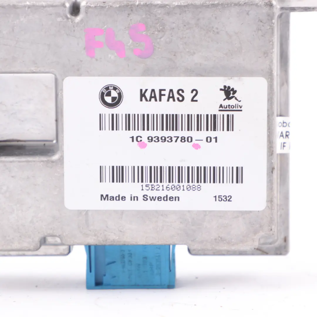 BMW F45 F46 Mini F55 F56 F57 KaFAS Camera Front Lane Assist ECU Module - SKU 9393780 - Part number 9393780