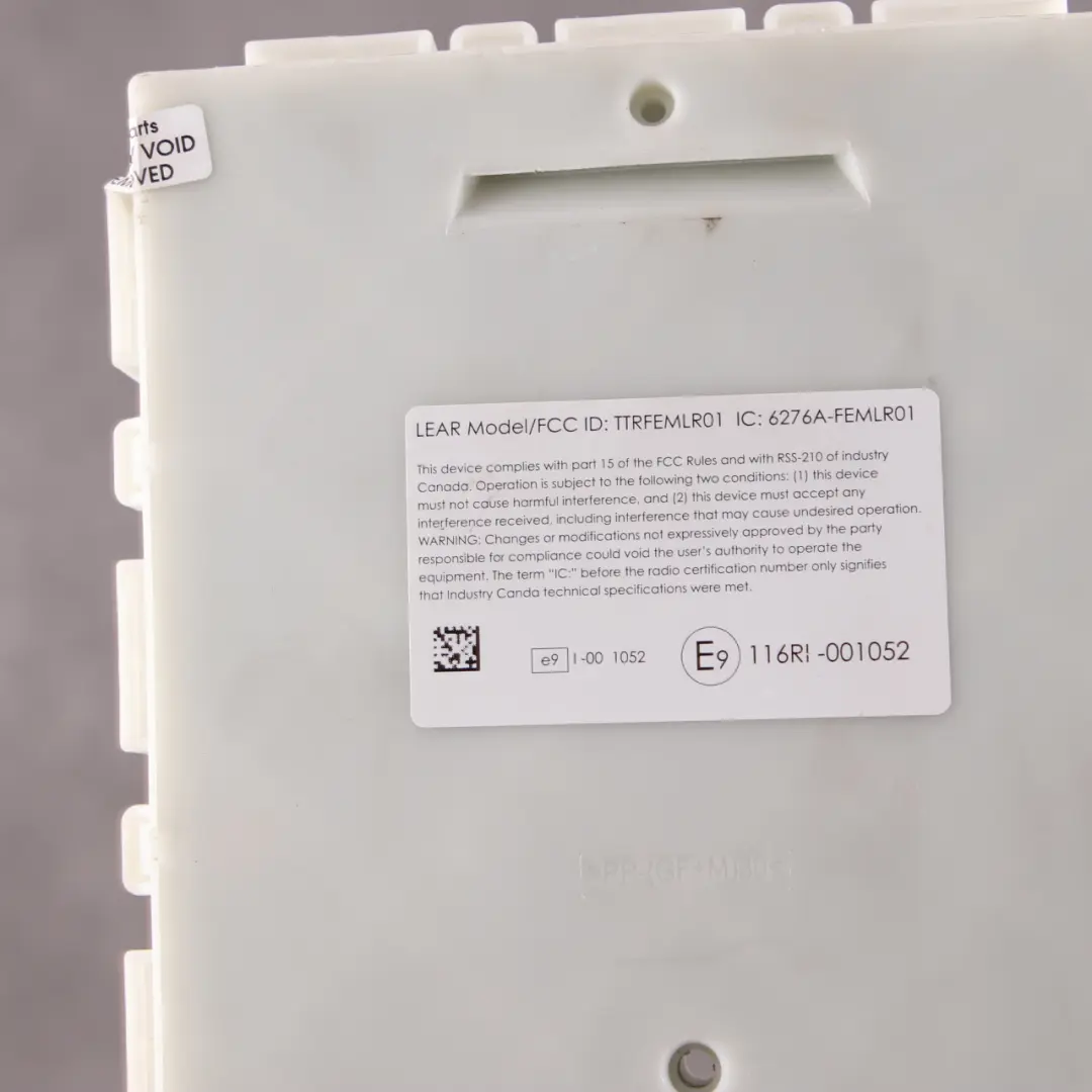  Módulo FEM BMW F20 F22 F30 F32 Unidad de Control ECU Caja de Fusibles - SKU 9395176 - Número de pieza 9395176