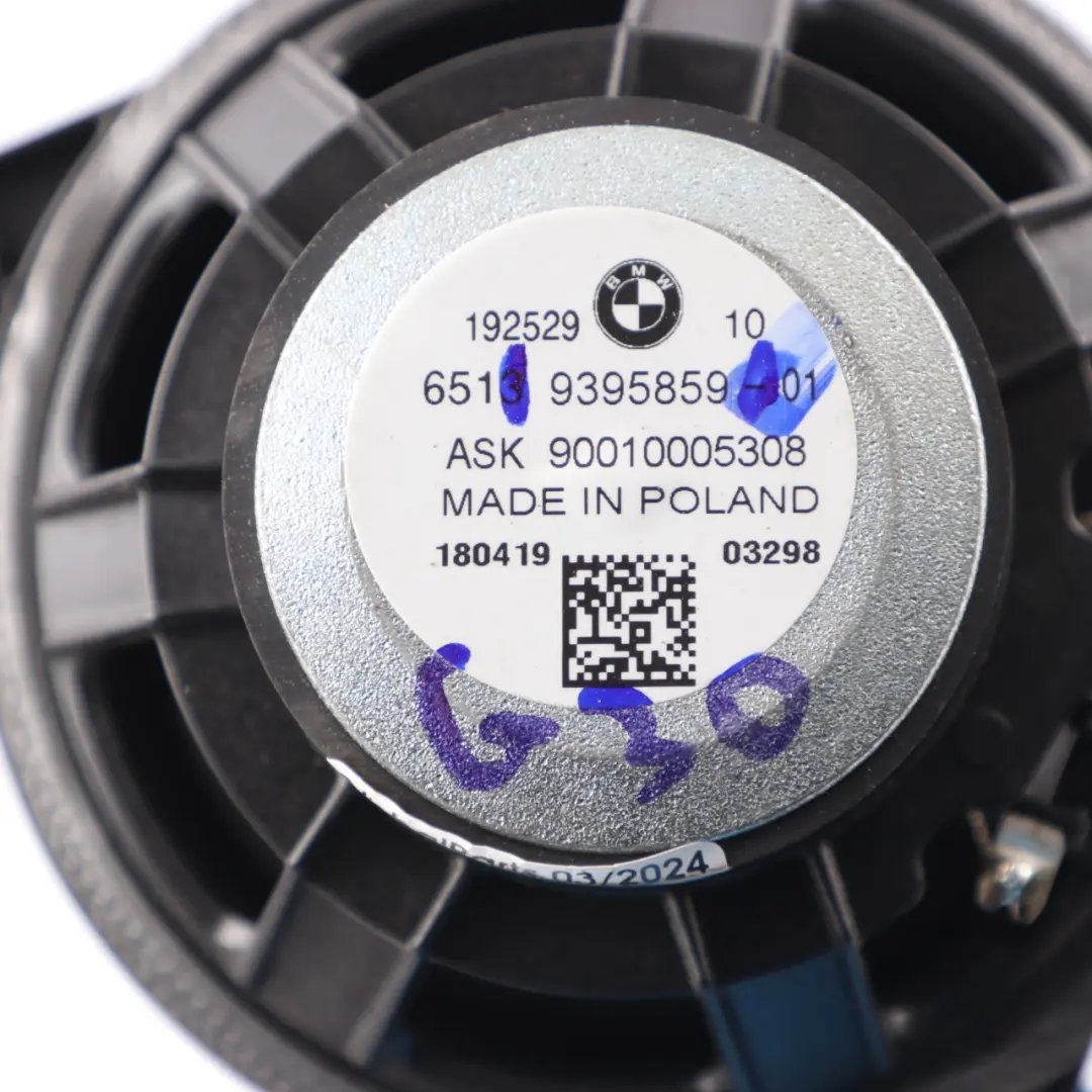 Haut-parleur arrière BMW G30 G31 Étagère gauche droite Haut-parleur pour à propos du numéro de pièce 9395859 Haut-parleur arrière BMW G30 G31 Étagère gauche droite Haut-parleur - SKU 9395859 - Numéro de pièce 9395859