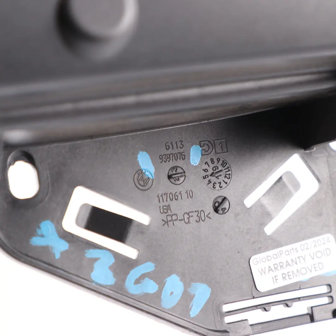 Fuse Distribution Box Holder Control Unit Bracket Carrier to BMW G01 with Part number 9397076 BMW G01 Fuse Distribution Box Holder Control Unit Bracket Carrier - SKU 9397076 - Part number 9397076