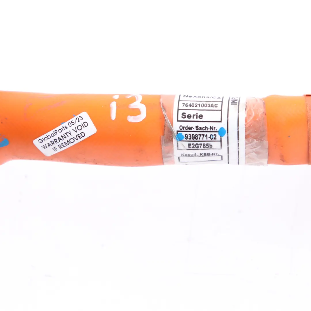 BMW i3 I01 High Voltage Battery Energy Cable Wiring Harness EME - SKU 9398771 - Part number 9398771