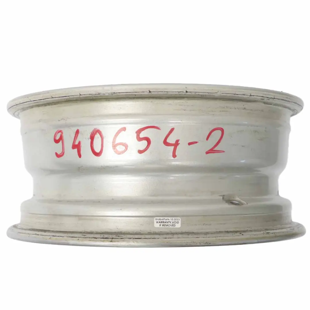 Citroen Silver Alloy Wheel Rim 4x108 15" ET:18 6J to with Part number 940654 Citroen Silver Alloy Wheel Rim 4x108 15" ET:18 6J - SKU 940654-2 - Part number 940654