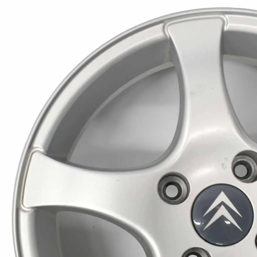 Citroen Silver Alloy Wheel Rim 4x108 15" ET:18 6J to with Part number 940654 Citroen Silver Alloy Wheel Rim 4x108 15" ET:18 6J - SKU 940654-2 - Part number 940654