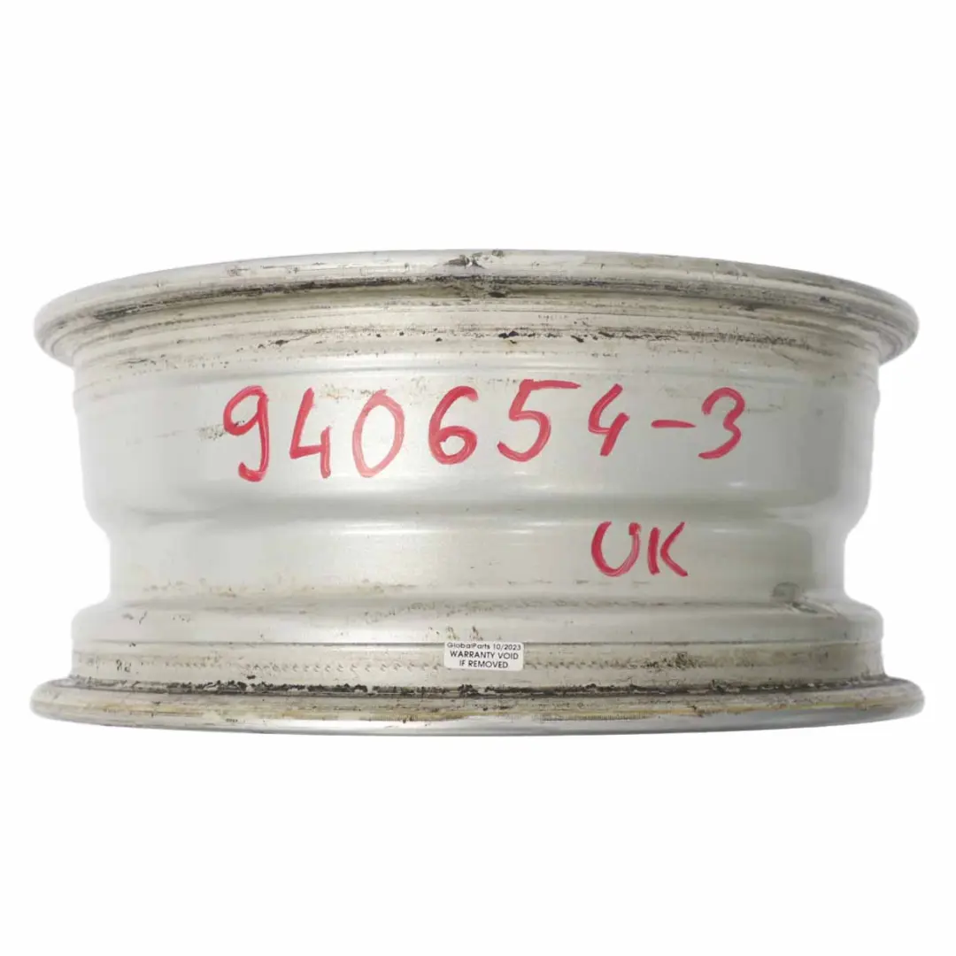 Citroen Silver Alloy Wheel Rim 4x108 15" ET:18 6J to with Part number 940654 Citroen Silver Alloy Wheel Rim 4x108 15" ET:18 6J - SKU 940654-3 - Part number 940654