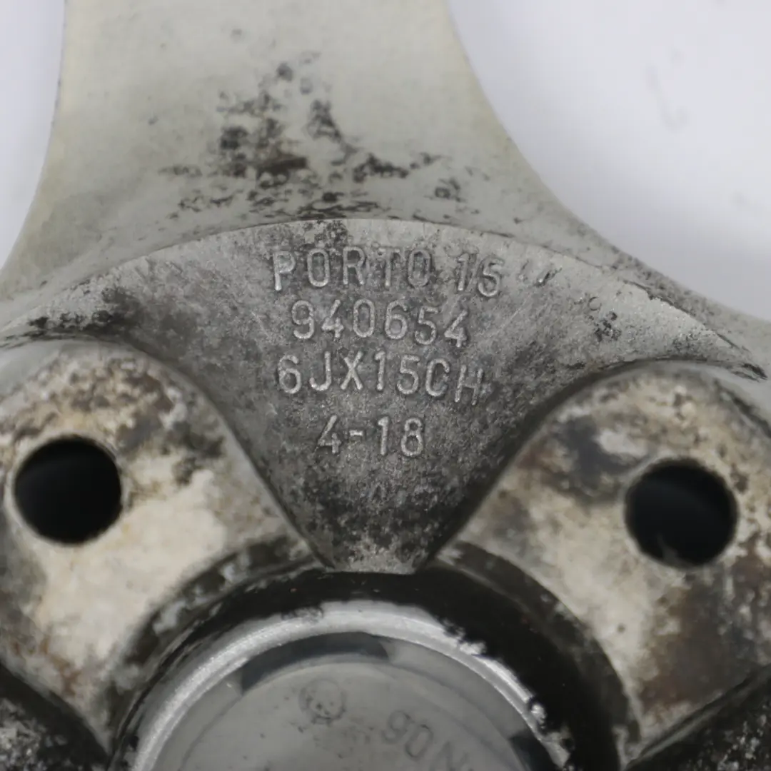 Citroen Silver Alloy Wheel Rim 4x108 15" ET:18 6J to with Part number 940654 Citroen Silver Alloy Wheel Rim 4x108 15" ET:18 6J - SKU 940654-3 - Part number 940654