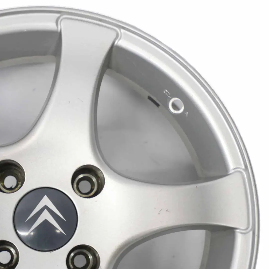 Citroen Silver Alloy Wheel Rim 4x108 15" ET:18 6J to with Part number 940654 Citroen Silver Alloy Wheel Rim 4x108 15" ET:18 6J - SKU 940654-3 - Part number 940654